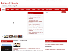 Tablet Screenshot of brandworknigeria.com